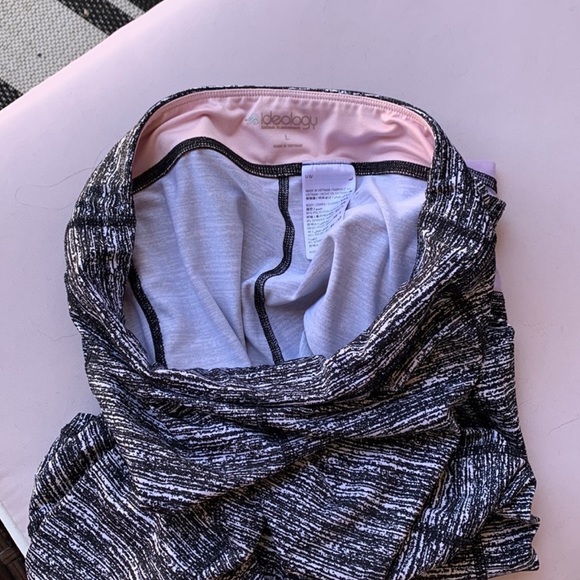 Ideology static print athletic jacket and leggings set of 2 size large - Picture 15 of 16